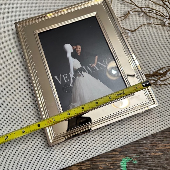 Vera Wang x Wedgwood With Love Photo Frame Silver Plated 5 x 7" approx - Picture 6 of 9